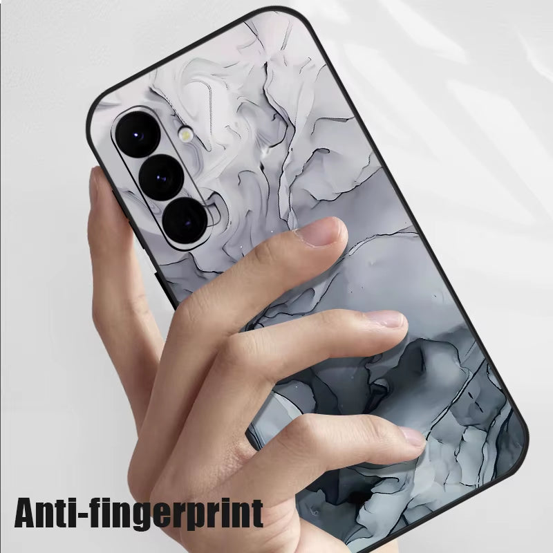 Colorful Marble Case for Samsung Galaxy S24 S23 S22 Ultra S21 S20 FE A16 A15 A25 A34 A35 A55 A52 A53 A54 5G S25 Lanyard Cover
